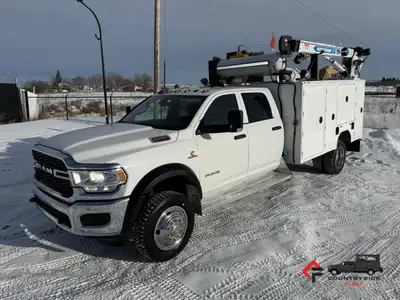 Countryside Fleet 2022 Dodge Crew Cab 4x4 Service Truck + 6.7L Cummins Diesel + 4x4 W/ AutoMatic Tra...