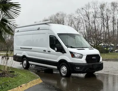 2023 Ford Transit 350 Tire Service Van Western P10 1000lb Crane Fasep B112 Tire Balancer ECUBE Tire...