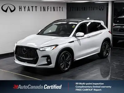 The 2023 INFINITI QX50 Sport is the boldest expression of the QX50 lineup, trading traditional chrom...