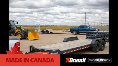 Brandt Work Ready™ Utility Trailers are built tough and engineered to last. Our high-strength tubula...