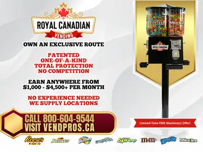 HAVE YOU CONSIDERED ANY OF THE FOLLOWING: Turnkey Business, Vending Route Business, Passive Income,...