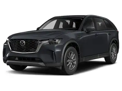 Experience the elegance and performance of the 2026 Mazda CX-90 MHEV GS AWD in its stunning black fi...