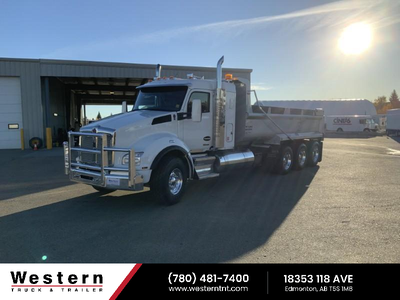 2022 Kenworth T880 8x6 Sleeper Tri Axle Dump Truck Active extended engine and aftertreatment coverag...