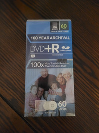 TDK Blank DVD+R 60 Pack - Brand New and Sealed