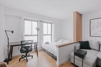 Grand studio meublé tout inclus - rue St-Jean JUILLET