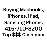 We Buy iPhones 15 series, iPads and MacBook's For  Cash!!!