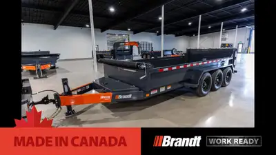 Brandt Work Ready™ Utility Trailers are built tough and engineered to last. Our high-strength tubula...