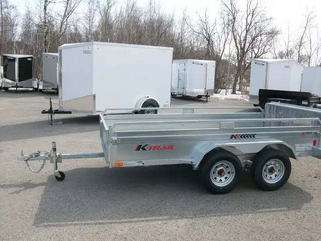 2025 K-Trail 66in. X 123in. 2 ESSIEUX PANEAU OUVRANTET RAMPE VTT in Cargo & Utility Trailers in Laval / North Shore - Image 13