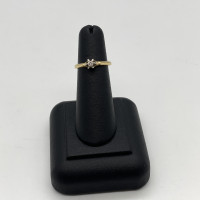 14 Karat Yellow Gold Lady's 2.4gms Diamond Ring $195