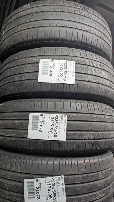 SET OF 4X PIRELLI SCORPION VERDE RUN FLAT TAG # 21078 Size: 235/55/19 235/55/19 Excellent condition...