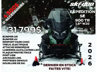 DERNIER EN INVENTAIRE - 4500$ D'ACCESSOIRES INSTALLES - PARES CHOC AVANT ET ARRIERE - RENFORT DE PAR...