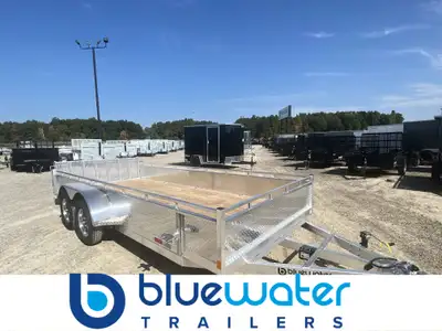 Canadian Mennonite Built Tandem Axle Aluminum Utility Trailer is $6,590.00 or $131.79/month! Ord: E1...