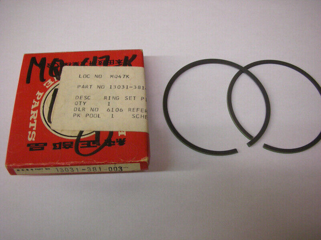 NOS OEM Honda CR250 Piston Rings 13031-381-003 2nd over in Other in Stratford - Image 3