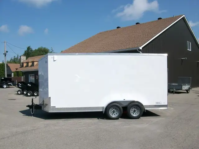 2025 Weberlane CARGO 7' X 16' V-NOSE 2 ESSIEUX 7'HT VTT MOTO TRA in Cargo & Utility Trailers in Laval / North Shore - Image 8