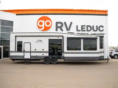 A large and comfortable RV offering generous living space, a residential feel, and features suited f...