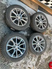Plusieurs set roue Mag pneus hiver prix varié
