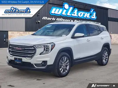 Check out this certified 2024 GMC Terrain SLT AWD | Leather | Heated Seats + Steering | Power Liftga...