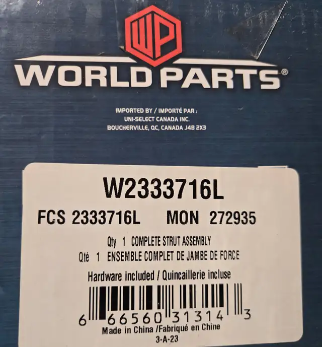 New Buick Encore/Chevrolet Trax Front Complete Strut Assemblies in Other Parts & Accessories in Yarmouth - Image 3