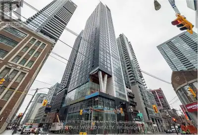 Furnished LARGE WINDOW 1 Bedroom Unit In Heart Of King West W/Stunning North View Of The City. Pract...