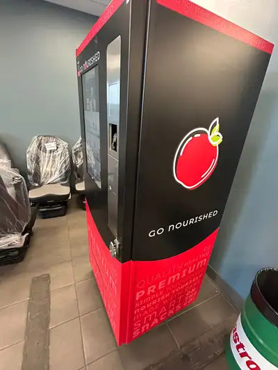 Condition: refurbished Type: Touchscreen Snack & Beverage Vending Machine Go Nourished Premium Vendi...