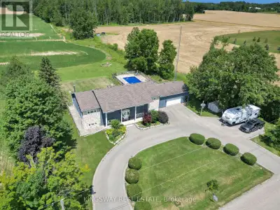 Welcome To This Beautiful Fully Green Oases On Over Half Acre Land ,16x32 Inground Pool With New Lin...