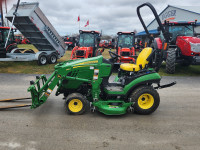 2019 John Deere 1025R Tractor, Loader, Mower, Snowblower