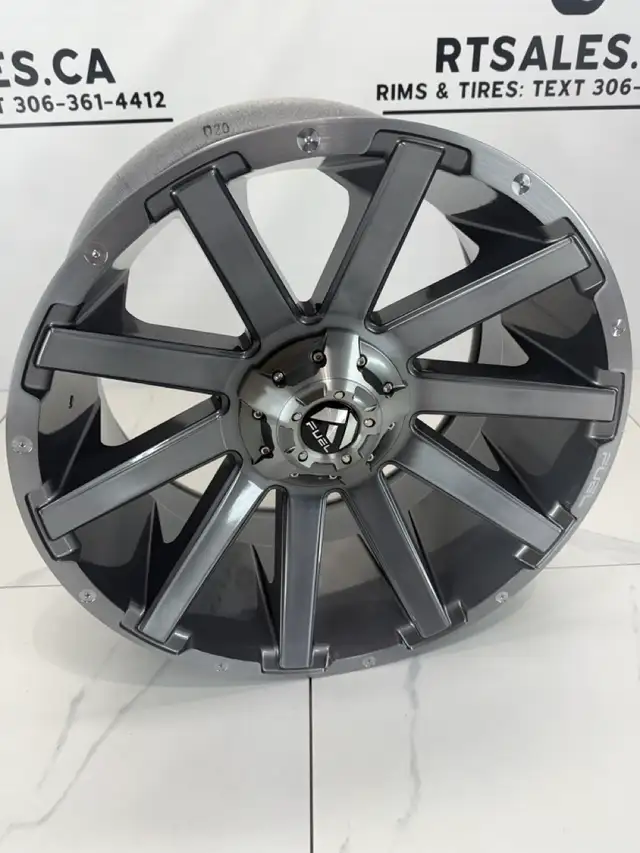 20x10 Fuel Rims 8x165 Dodge Ram Gmc Chevy 2500 3500 in Tires & Rims in Saskatoon - Image 6