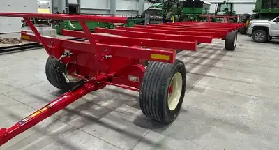 New 2026 Creekbank 10 x 36 foot heavy duty bale wagon, on Horst 365E 20 ton (40,000 pound) running g...