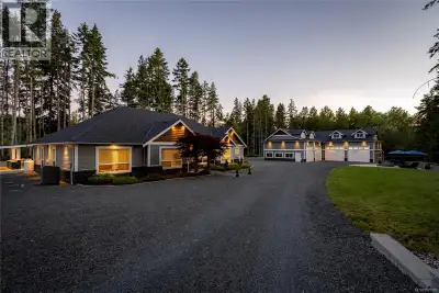 Private Estate featuring 4800sq’ shop with 18’ ceilings, 14’x14’ high lift doors, separate 200A serv...