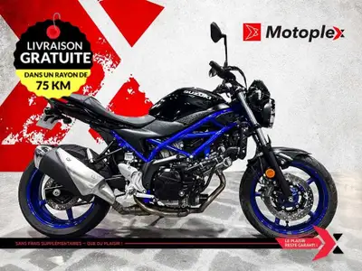 Motoplex St-Eustache SV650 GARANTIE PROLONGEE jusqu'a 4 ans disponible et plan d'entretien Financeme...