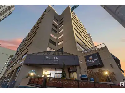 Welcome to one of downtown Edmonton's most sought-after loft buildings—The Ten. This unique 2-bed, 2...