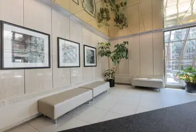 Unit 100 at The Thompson offers approximately 12,400 sq. ft. of expansive office space in a prominen...