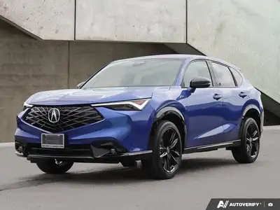 2025 Acura ADX ASPEC SH-AWD. One Owner, No accidents. Finished in Blue Pearl Paint over a Black Leat...