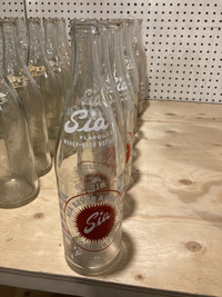 Vintage pop bottles