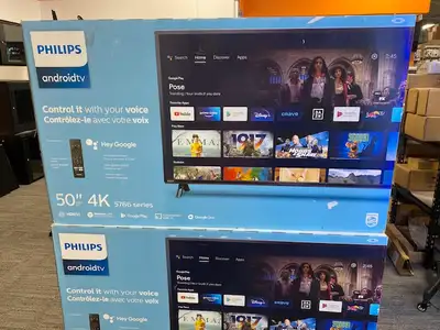 PHILIPS 50" FULL HD SMART FRAMELESS ROKU TV [50PFL6643], View more