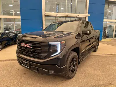 The 2026 GMC Sierra 1500 Elevation in stunning black is a powerhouse of style and capability, equipp...
