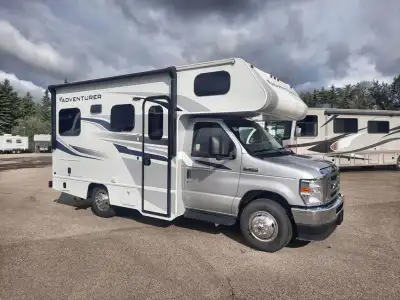 Embark on your next journey with the Adventurer 19RD Class C Motorhome. This gas-powered motorhome c...