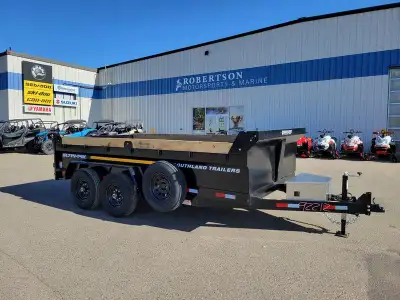 7x14 w/7k axles. Scissor Hoist, 7k top-wind bolted jack, aluminum tool box, 110V battery charger, ga...
