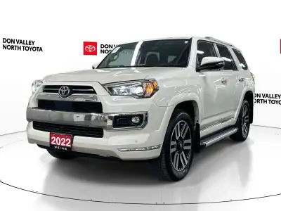 WAS: $48988 NOW: $48688 plus taxes and licensing feesThis one-owner, Toyota Certified 4Runner Limite...