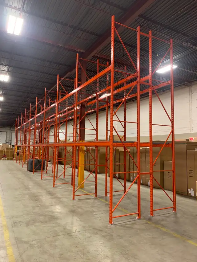 NEW & USED PALLET RACKING IN-STOCK - 647-988-6256 in Industrial Shelving & Racking in Markham / York Region - Image 3
