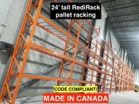 24' tall redirack pallet racking frames / uprights Mississauga / Peel Region Toronto (GTA) Preview