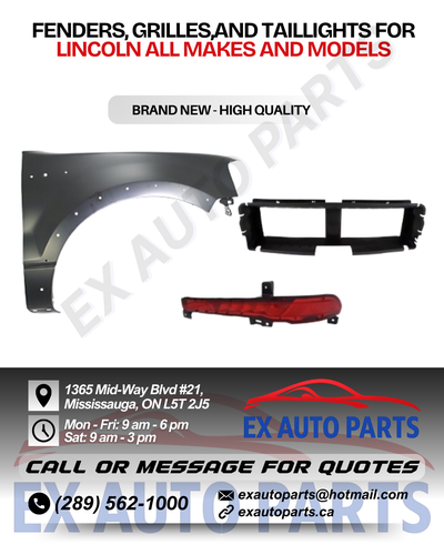 Fenders, Grilles, and Taillights NEW For Lincoln All Makes and Models Acura Audi BMW Buick Cadillac...