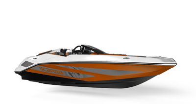 2026 Scarab 165 LX Rotax 1630 ACE - 300 Black / Afterburner Orange Cool Touch Charcoal Interior w/ O...