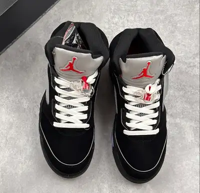 Black Jordan 5 Metallics, View more