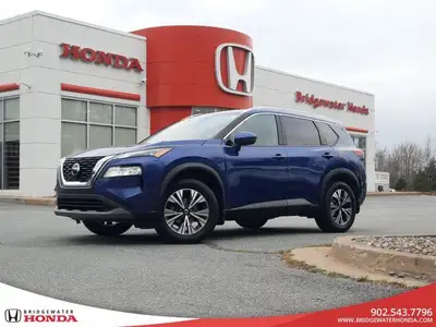 Recent Arrival! Odometer is 32429 kilometers below market average! Blue 2021 Nissan Rogue SV AWD Ste...