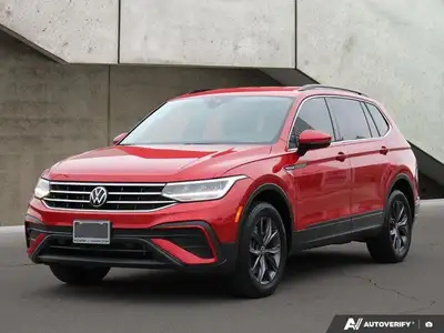 2023 Volkswagen Tiguan Comfortline. AWD, One Owner, Heated Steering Wheel, Heated Seats, BackUp Cam,...