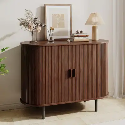 WE DELIVER - Buffet Sideboard Cabinet with Storage... LOT# 36, View more