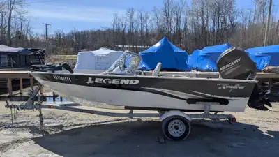 Marsh's Marina Instock at Marsh's Marina in Waubaushene, 2007 Legend 16 Xtreme Aluminum Fishing Boat...