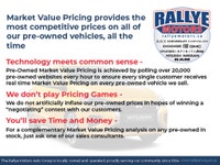 Welcome to Rallye Motors Nissan. To ensure we deliver you the service levels you deserve please call... (image 7)