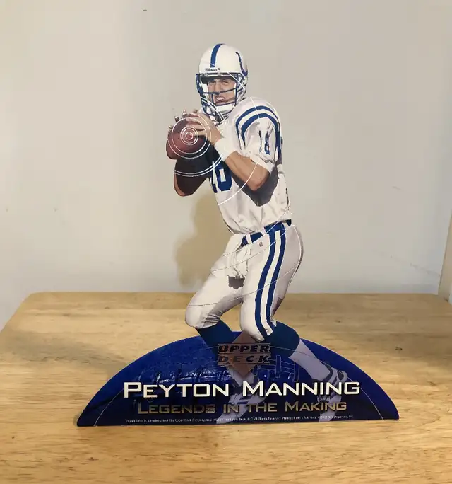 2001 Peyton Manning Cardboard Standup in Arts & Collectibles in Calgary - Image 2